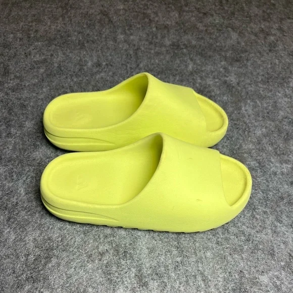 Yeezy | Shoes | Yeezy Neon Yellow Slide Sandals Mens Size 1  display picture 2